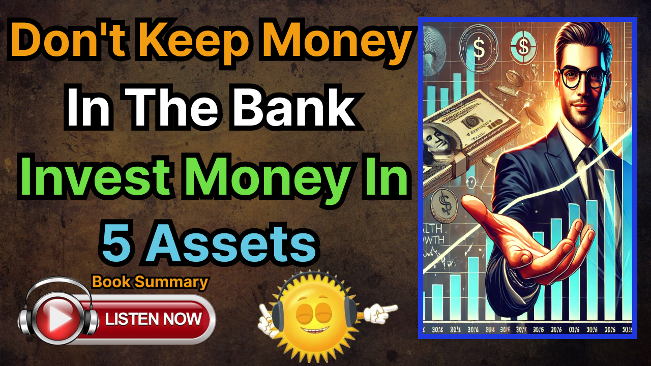 Invest Money In 5 Assets, Don't Keep Money In The Bank Summary In English